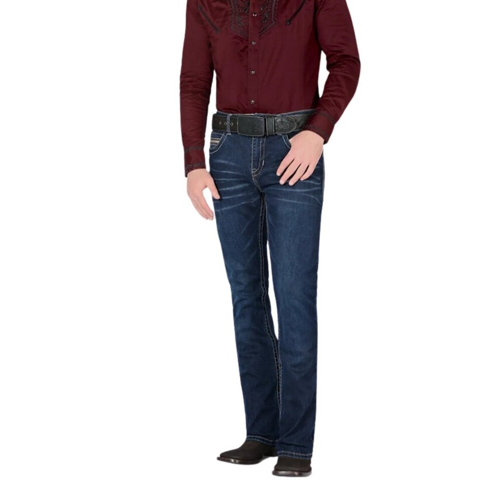 Montero Jeans Stretch Denim 4603 in Dark‎ Blue - Size 30x30